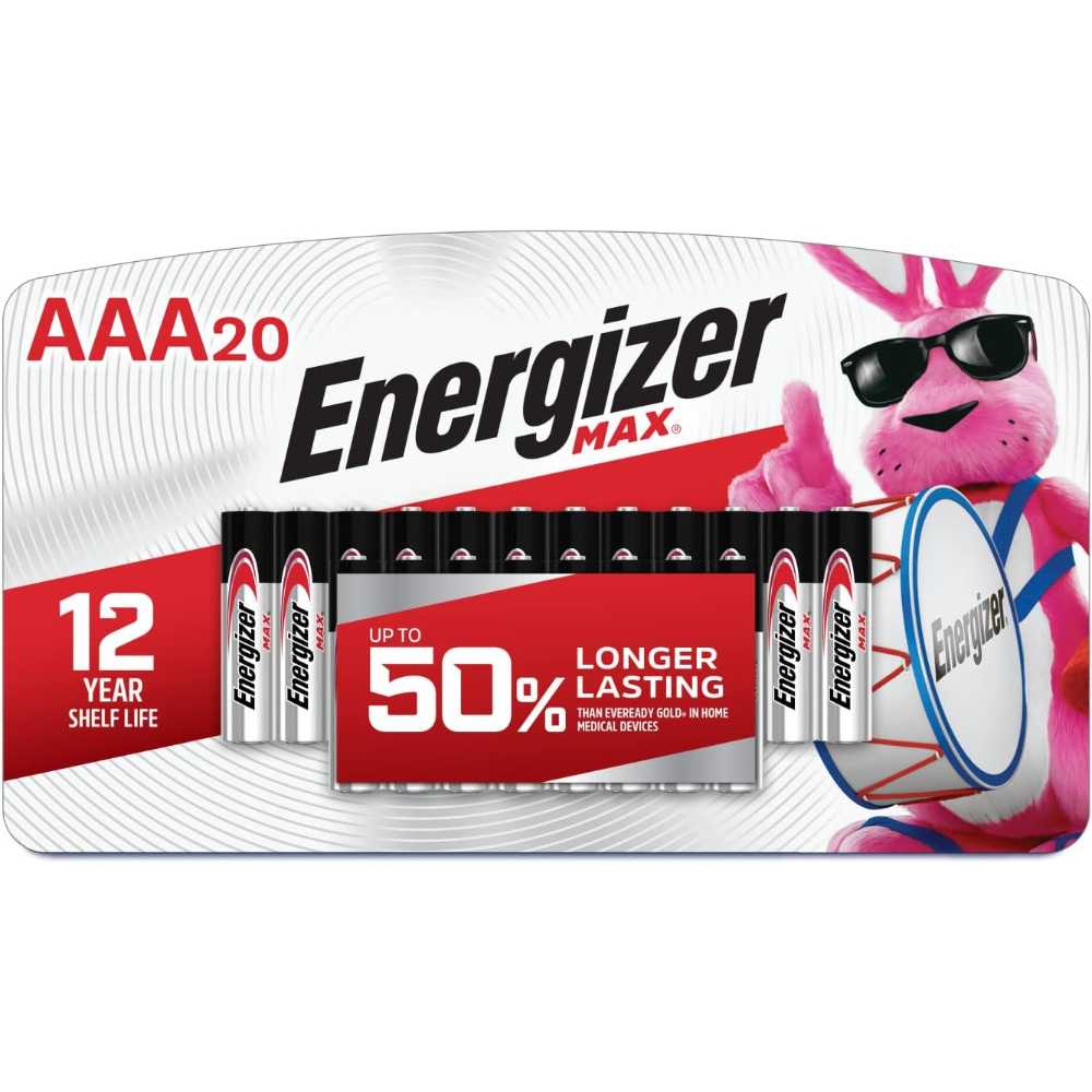 20-Pack Energizer Max AAA Batteries