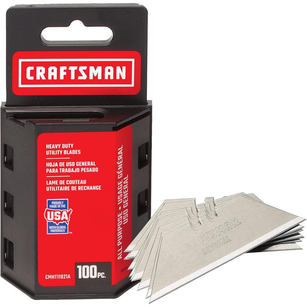 100-Pack Craftsman Heavy Duty Utility Blades