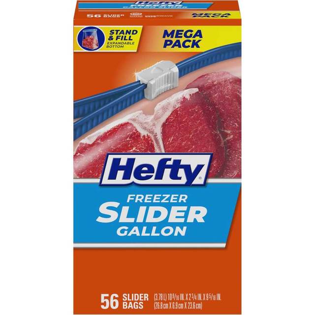 112-Pack Hefty Gallon Slider Freezer Bags