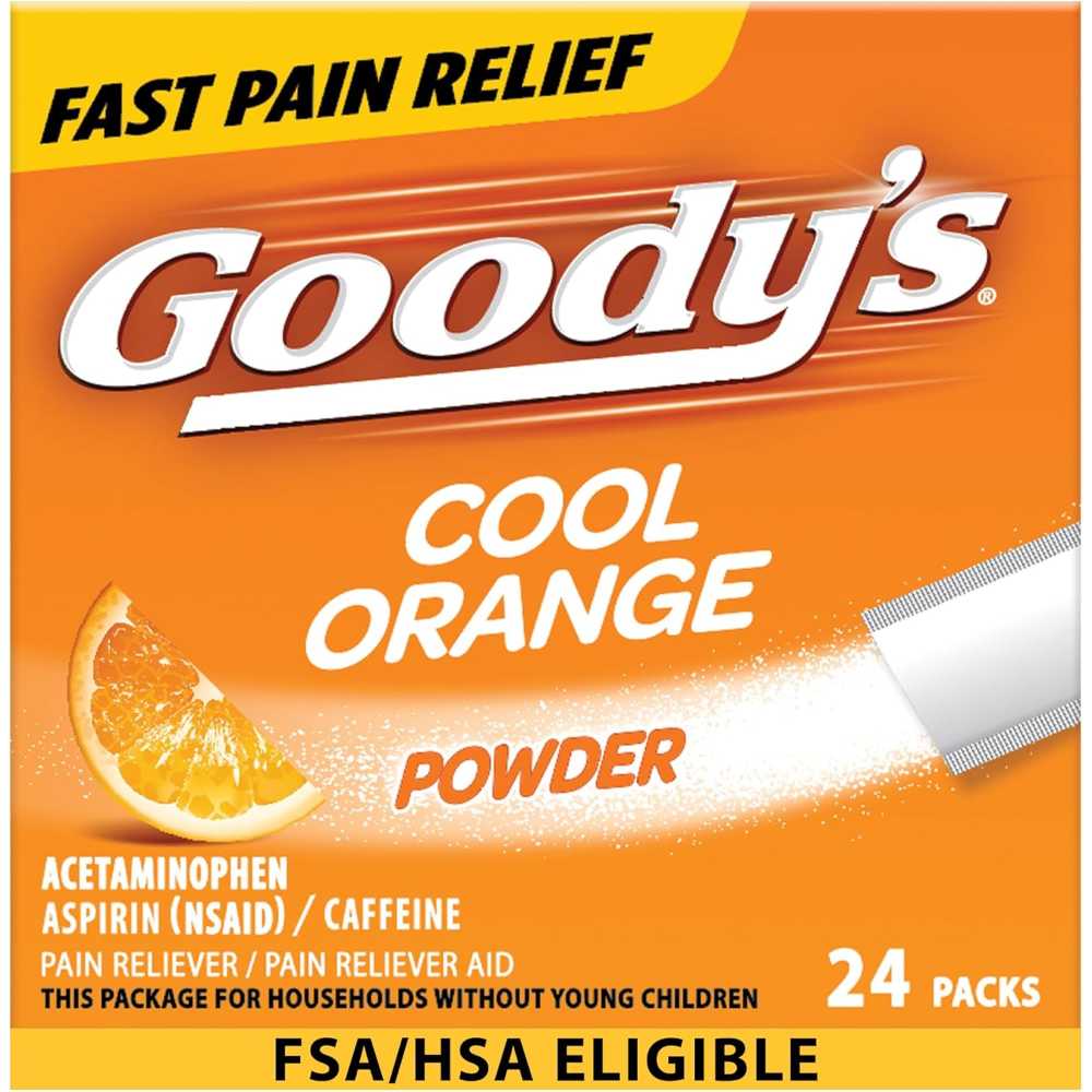 24-Pack Goody's Extra Strength Pain Relief & Headache Powder (Cool Orange)