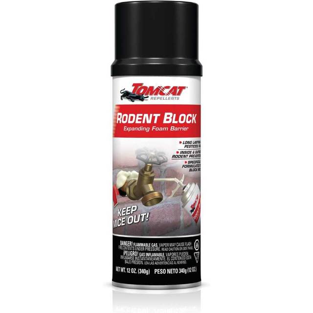 Tomcat Rodent Block Expanding Foam Barrier, 12 oz.