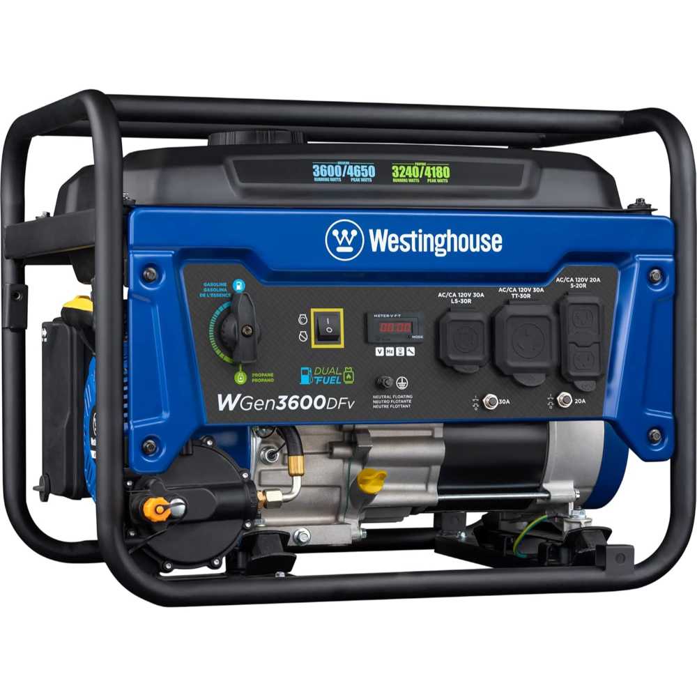 Westinghouse 4650W Dual Fuel Generator