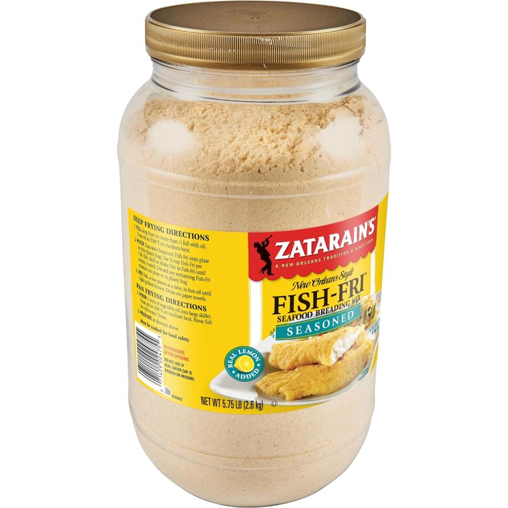 Zatarain's Seasoned Fish Fri Seafood Breading Mix, 5.75 lb.