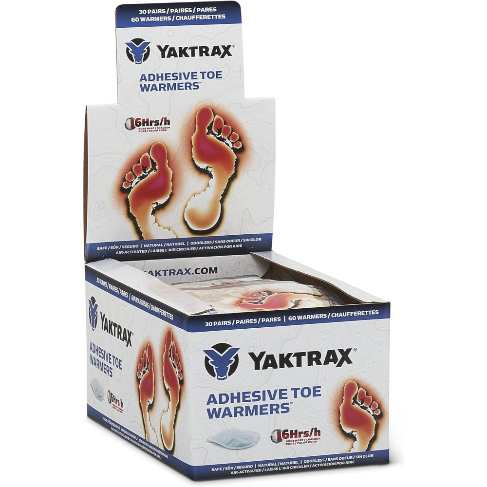 30-Pairs Yaktrax Adhesive Toe Warmers