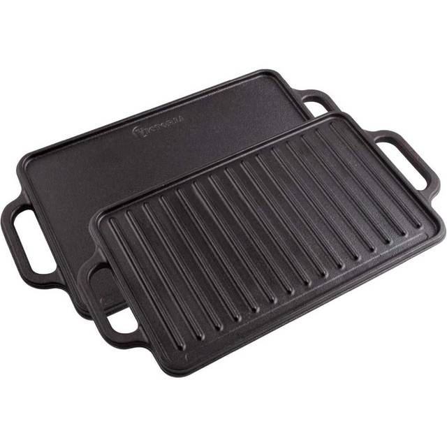 Victoria Reversible Cast-Iron Griddle, 13" x 8.5"