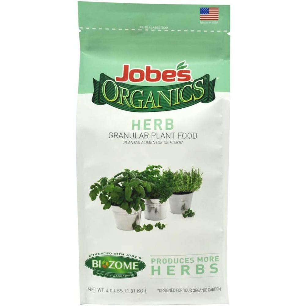 Jobe’s Organics Granular Fertilizer For Herbs, 4 lbs.