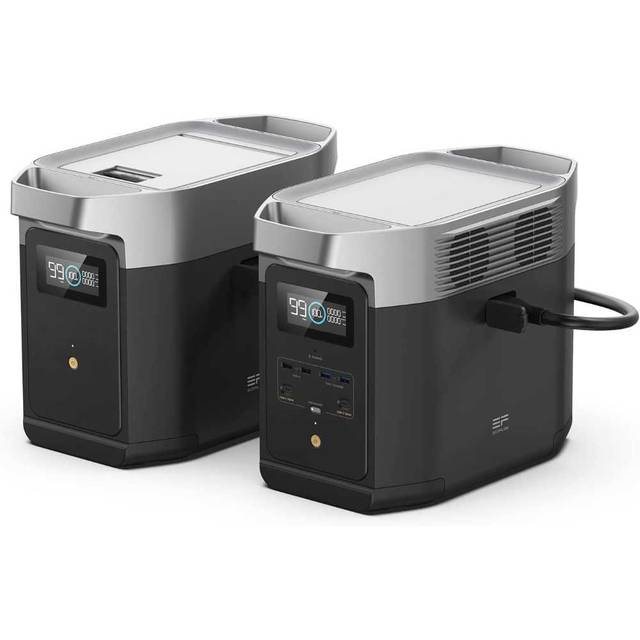 EcoFlow Delta 2 2048Wh/1800W LiFePO4 Power Station w/ Extra Battery