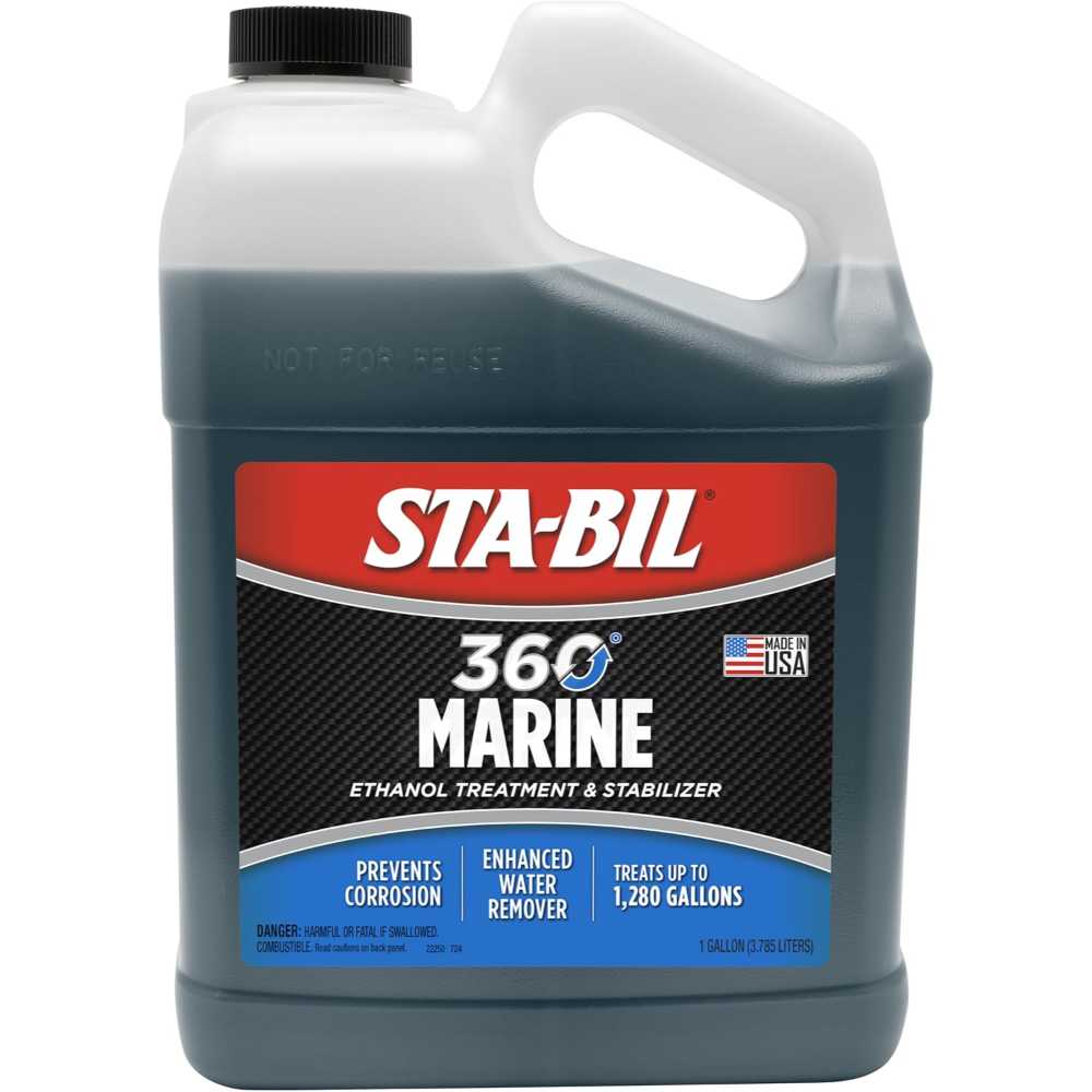 STA-BIL 360 Marine Ethanol Treatment & Stabilizer, 1 gal. (Treats 1,280 Gallons)