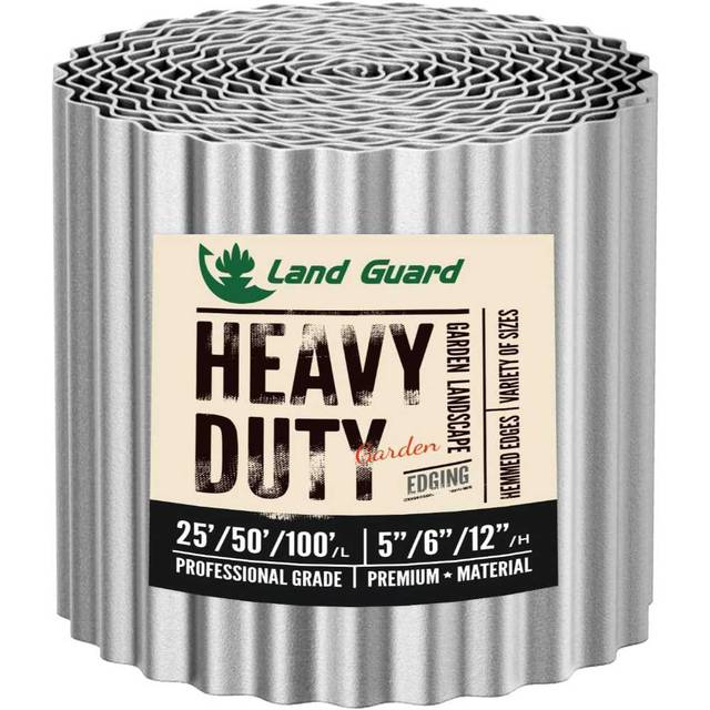 Prime Members: Land Guard Corrugated Metal Garden Edging (6" x 50')