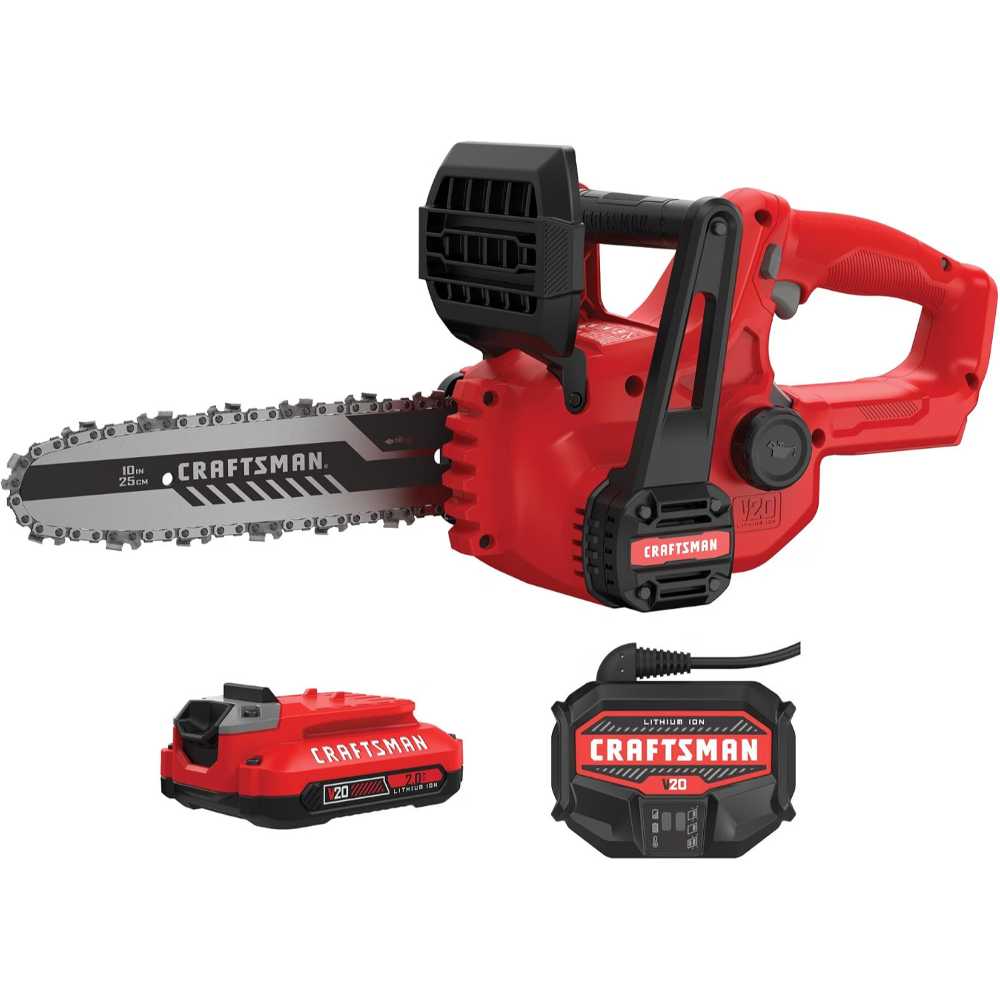 CRAFTSMAN V20 Cordless 10" Chainsaw Kit w/ Battery & Charger