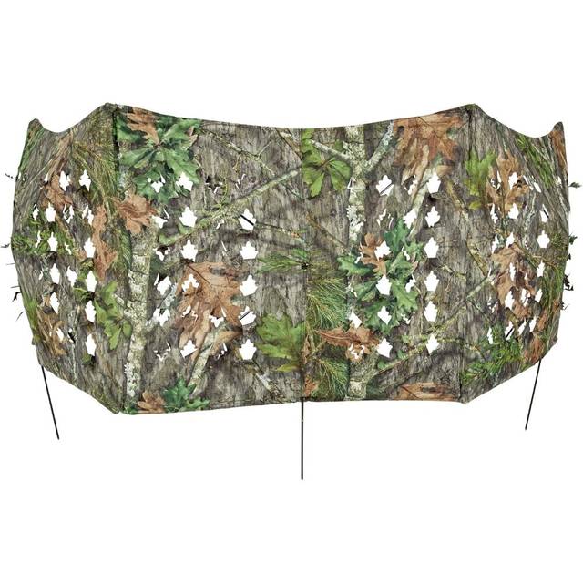 Ameristep Throwdown Ground 3D Leafy Die-Cut Camo 2-Person Hunting Blind