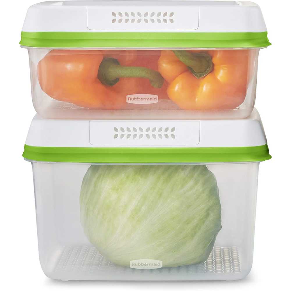 2-Pack Rubbermaid Produce Storage Containers (Large)