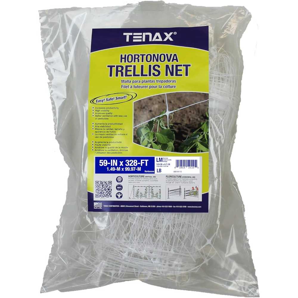 Tenax Hortonova Trellis Net (59" x 328')
