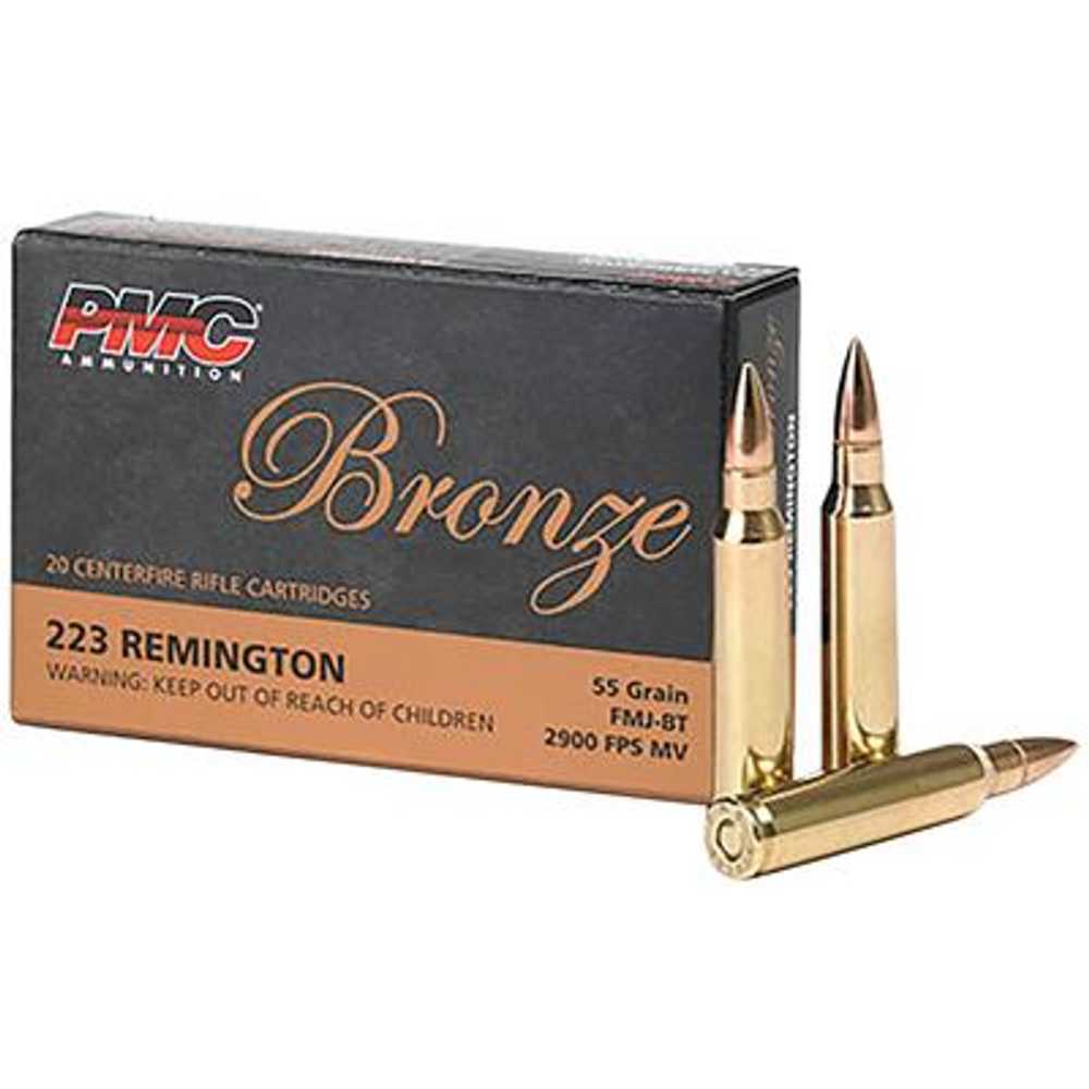 480-Rounds PMC Bronze .223 Rem 55 Grain (.43 CPR)