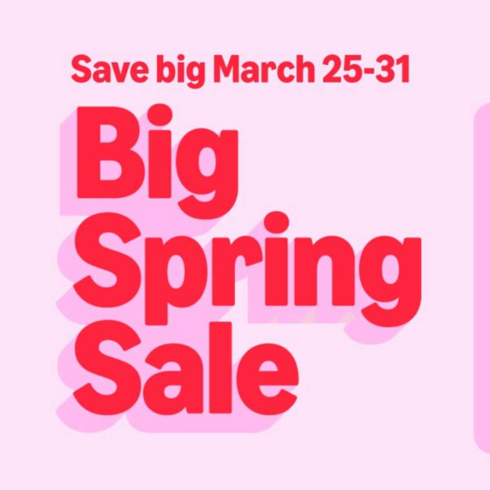 Big Spring Sale