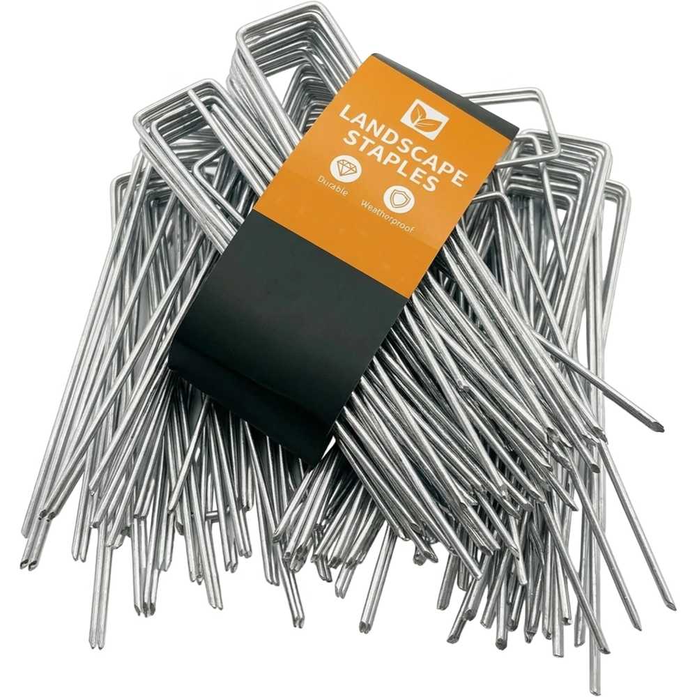 100-Pack Waenlir 6" Garden Staples