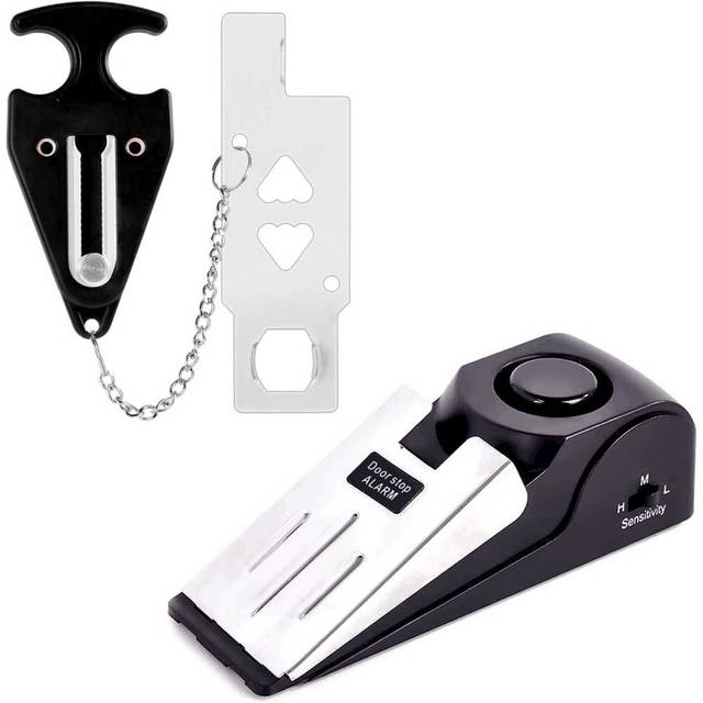 Towode Portable Door Lock & Door Stop Alarm