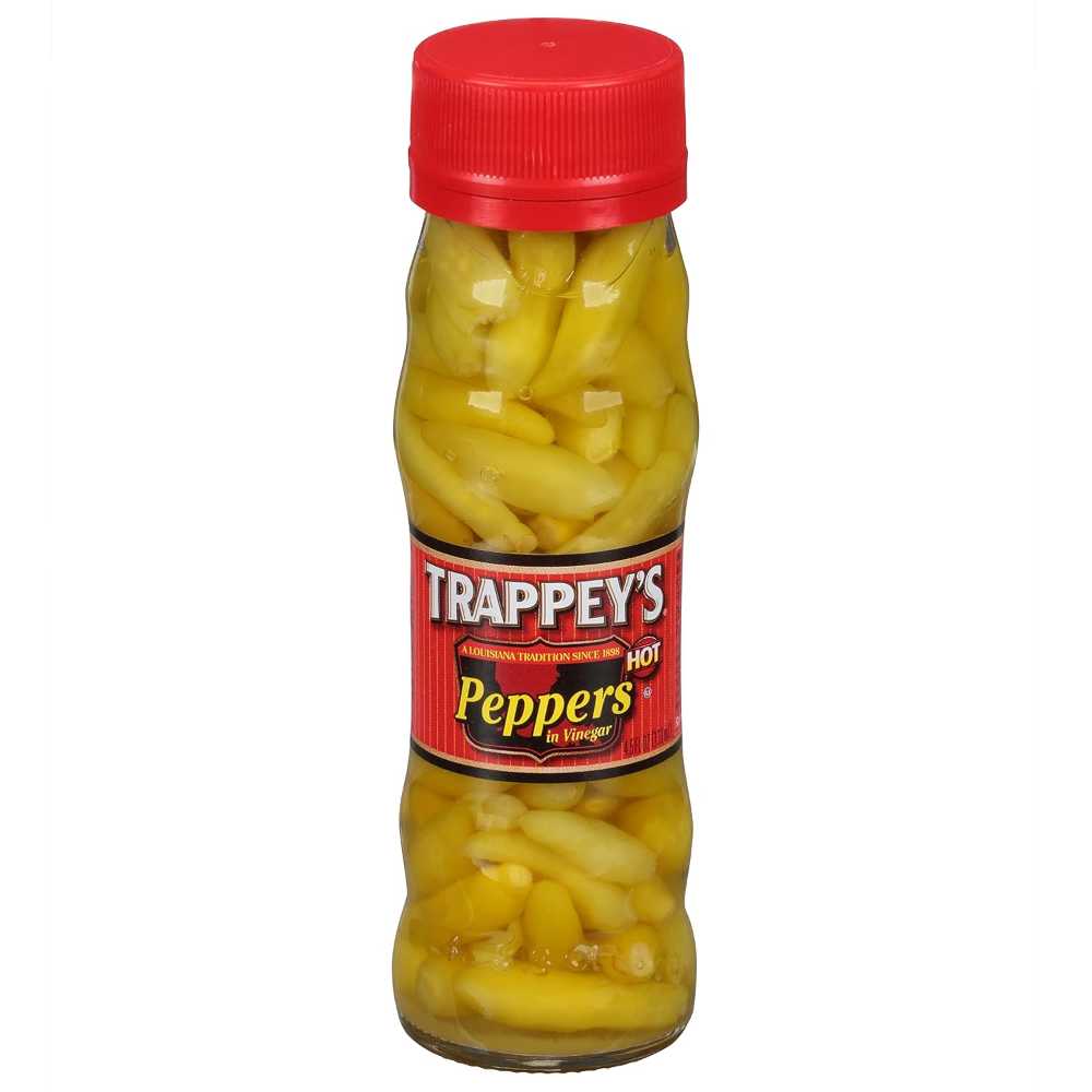 Trappey's Hot Peppers in Vinegar, 4.5 oz.
