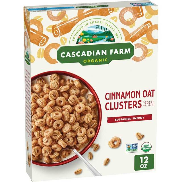 Cascadian Farm Organic Cinnamon Oat Clusters Cereal, 15 oz.