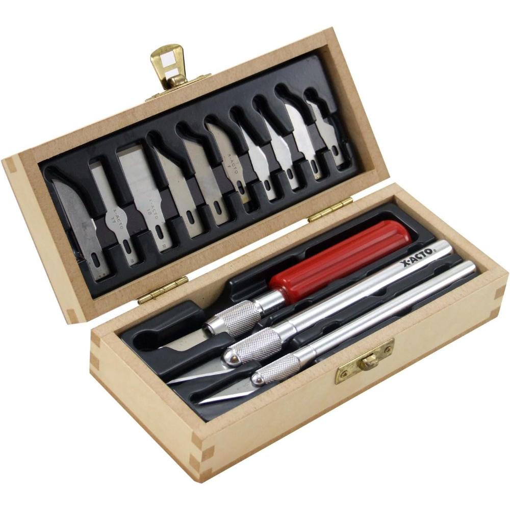 X-ACTO Basic Knife Set w/ 3x Precision Knives & 10x Blades