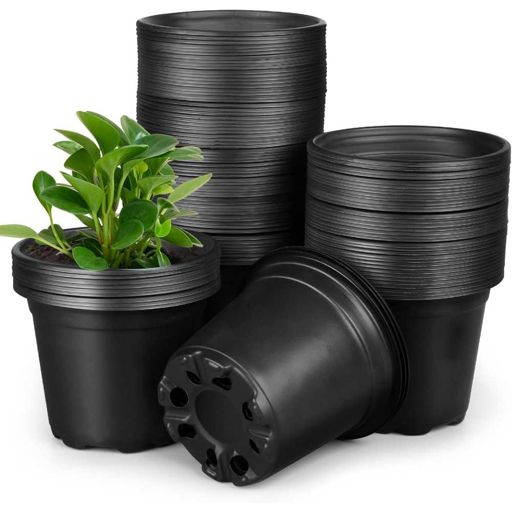 110-Pack HQAUT 6" Seedling Nursery Pots