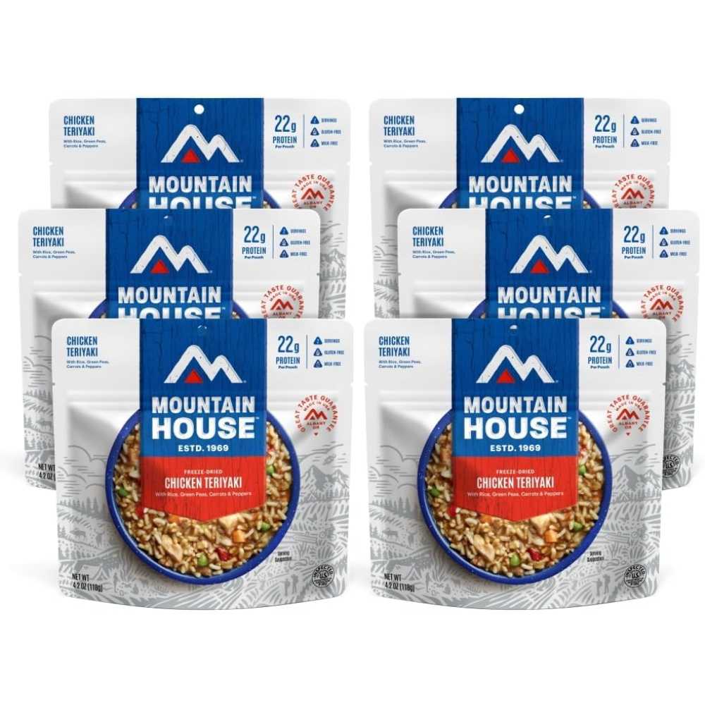 6-Pack Mountain House Chicken Teriyaki w/ Rice + 25% Coupon (YMMV)
