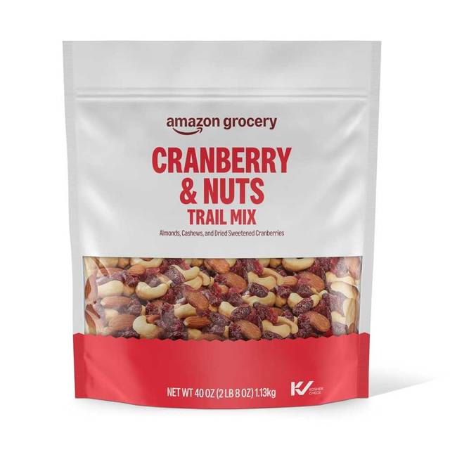 Amazon Grocery Cranberry & Nuts Trail Mix, 40 oz.