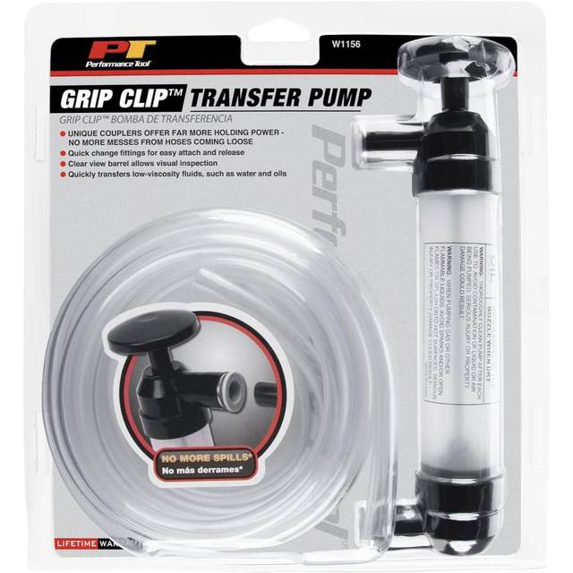 Performance Tool Grip Clip Transfer Pump for Fluids/Air