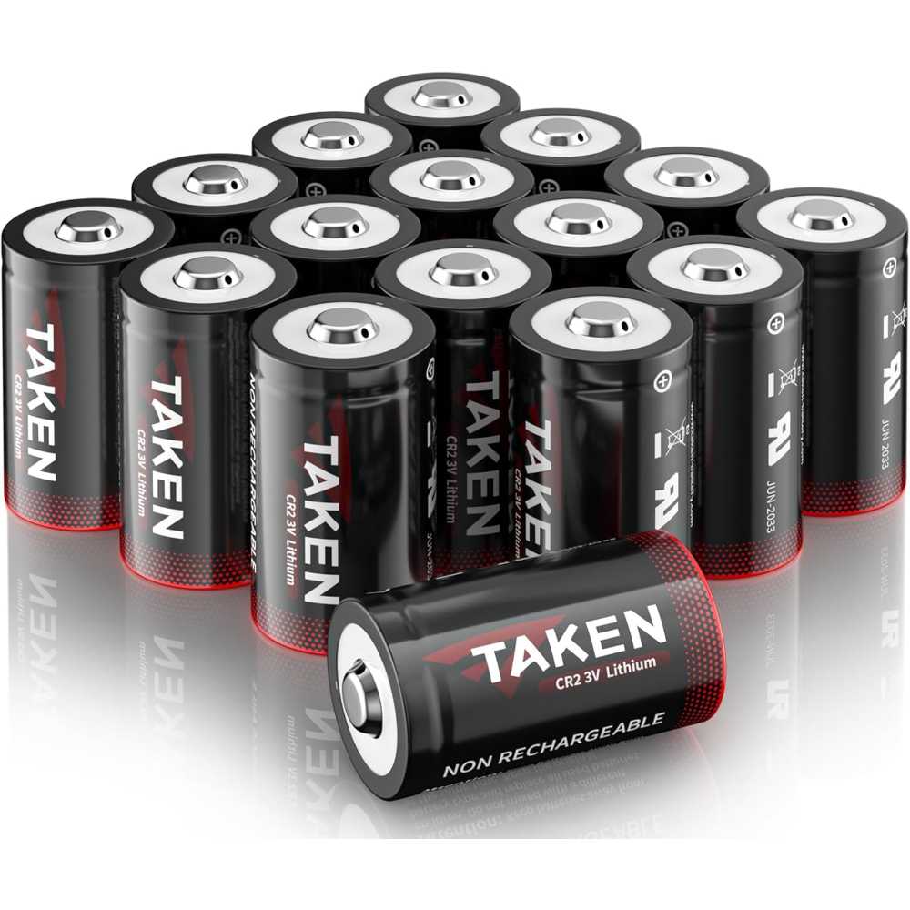 16-Pack Taken CR2 Lithium Batteries