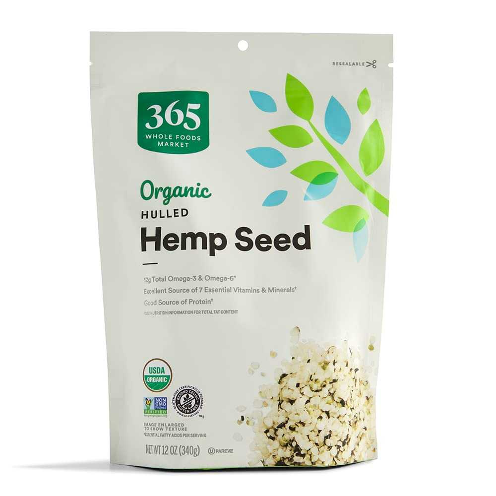 Whole Foods Market Organic Hulled Hemp Seed, 12 oz.
