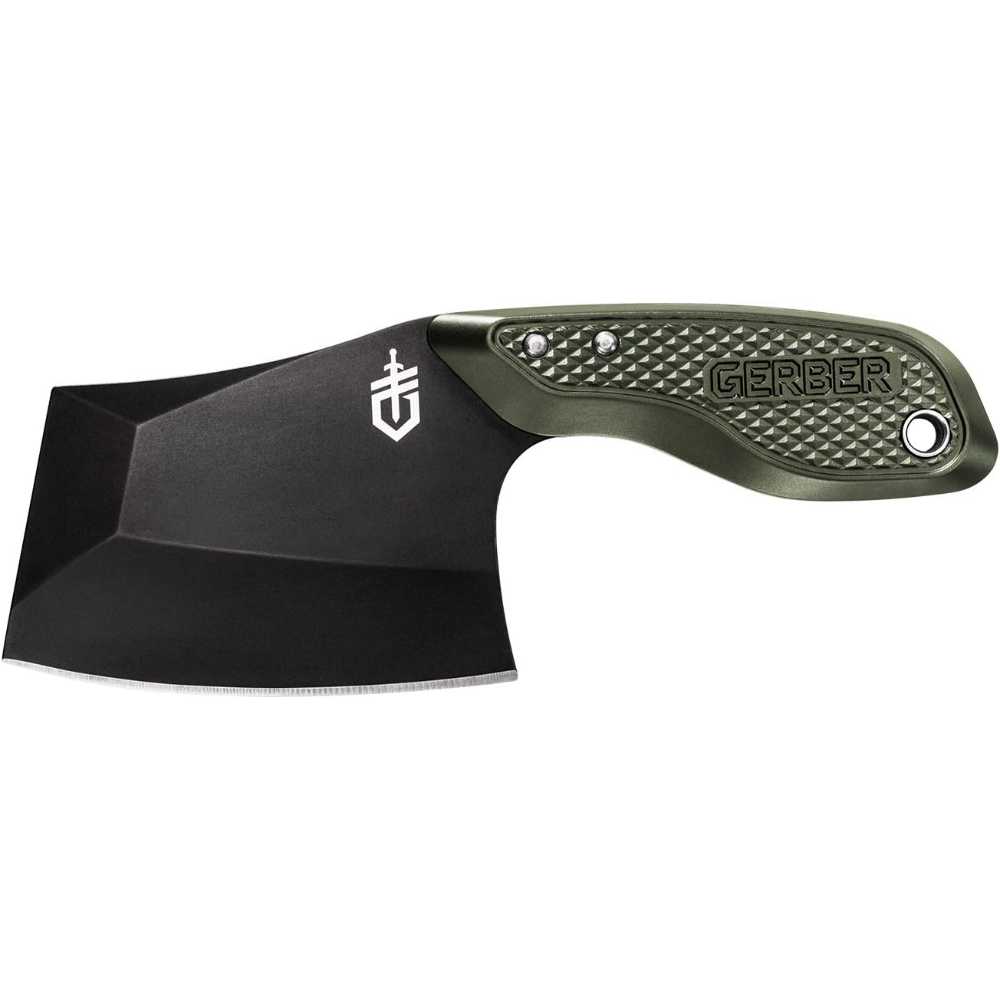 Gerber Gear TRI-Tip Mini Cleaver Fixed Blade Camping Knife w/ MOLLE Sheath
