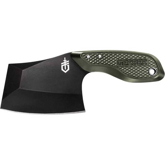 Gerber Gear TRI-Tip Mini Cleaver Fixed Blade Camping Knife w/ MOLLE Sheath