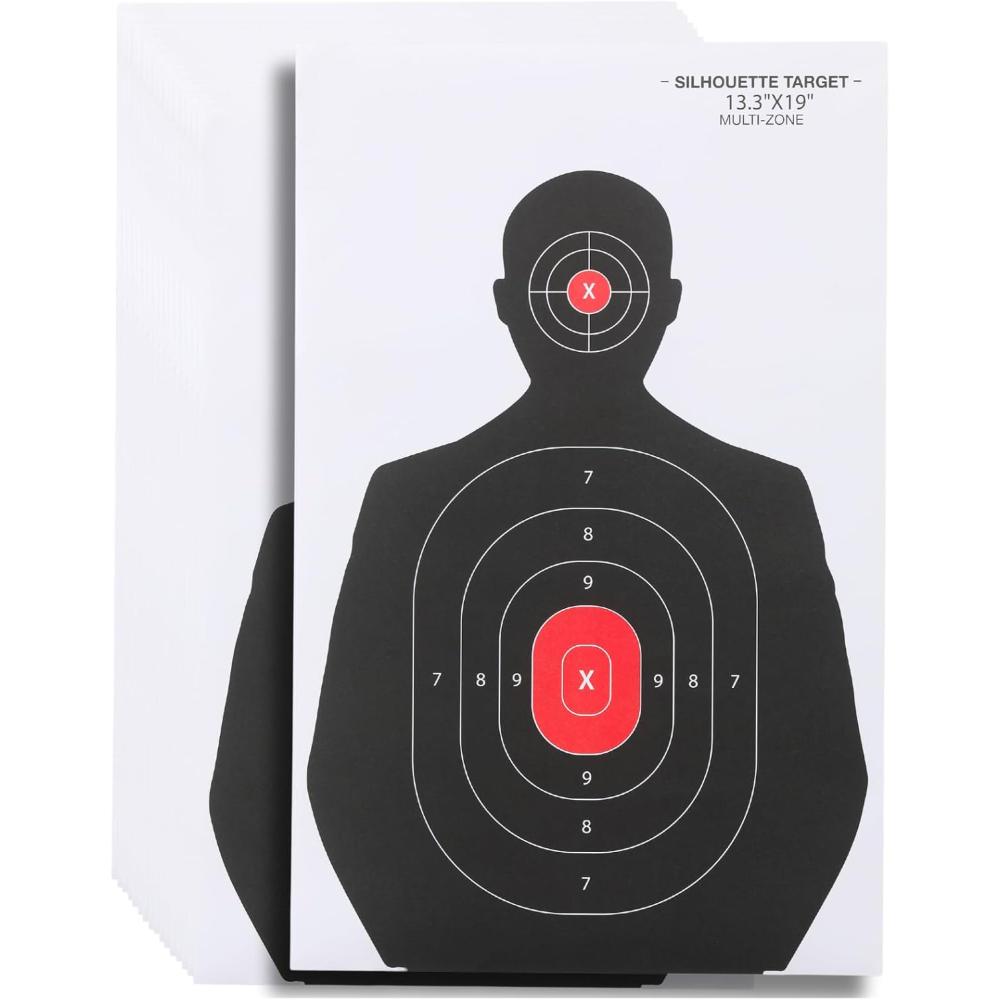 50-Pack 14" x 22" Silhouette Shooting Target