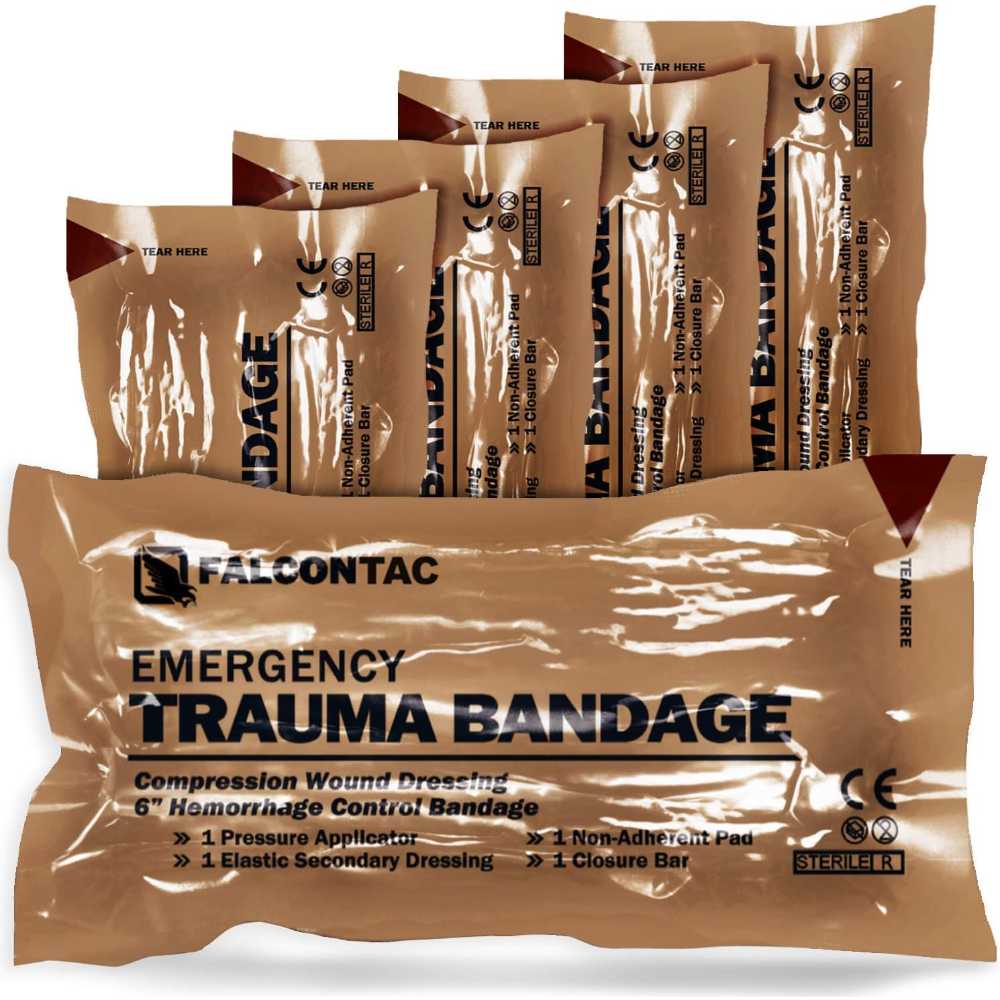 5-Pack FalconTac 6" Israeli Bandage
