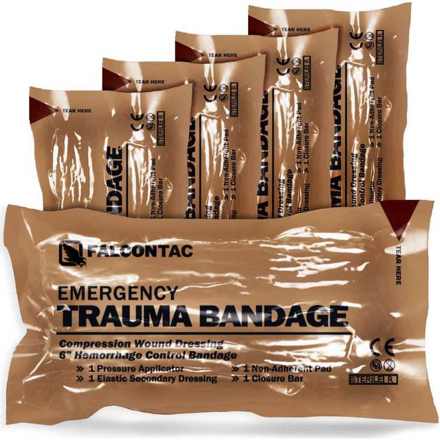 5-Pack FalconTac 6" Israeli Bandage