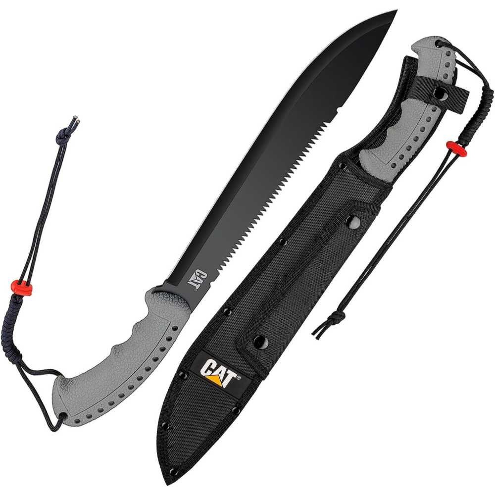 CAT Latin 21" Machete w/ Shoulder Strap Sheath