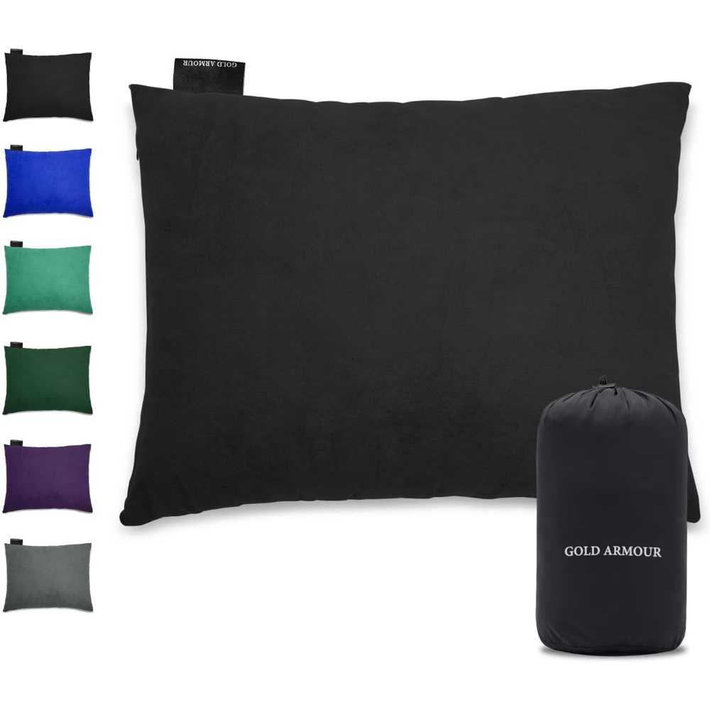 Gold Armour Memory Foam Camping Pillow