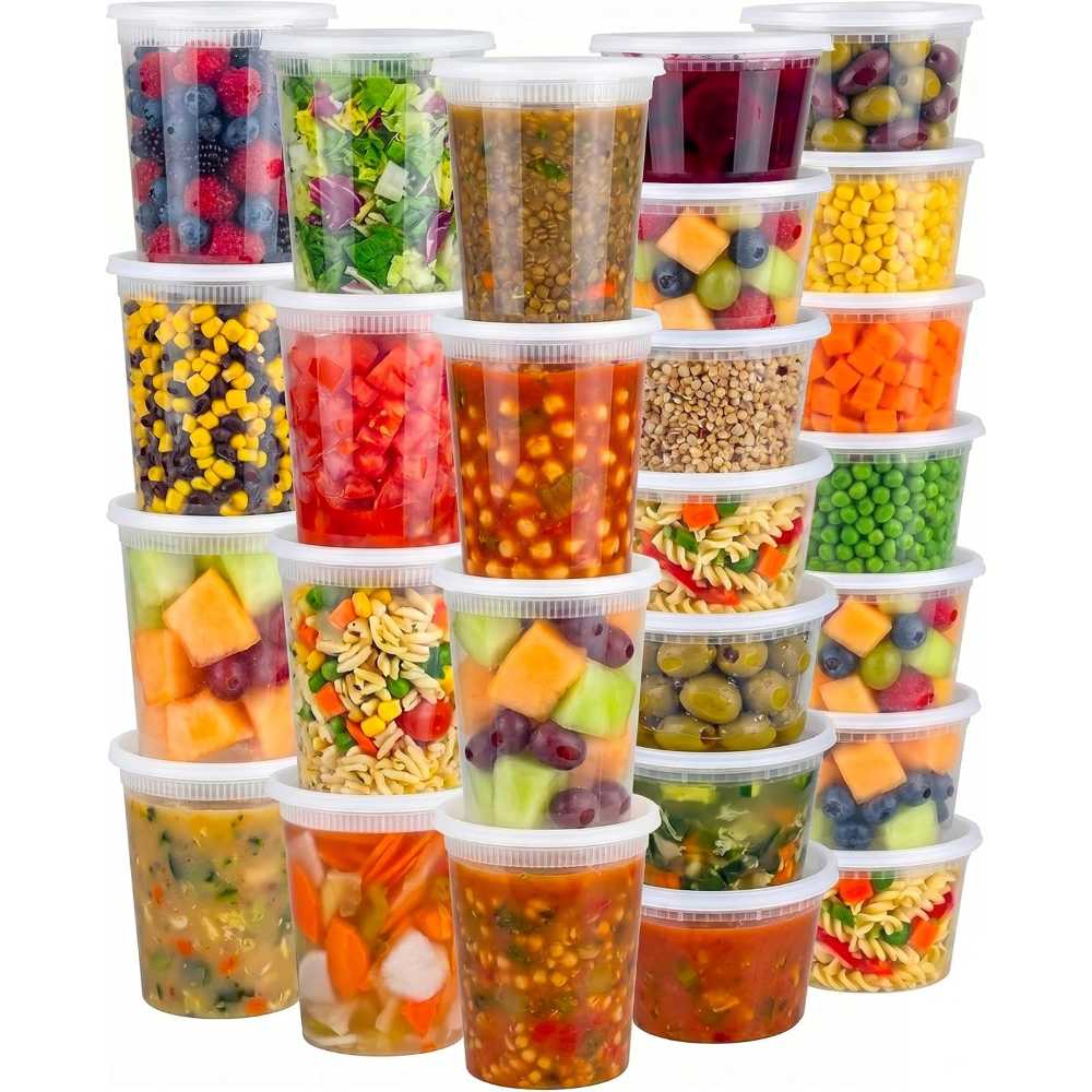 144-Pack JoyServe Food Storage Containers (32 oz. + 16 oz.)