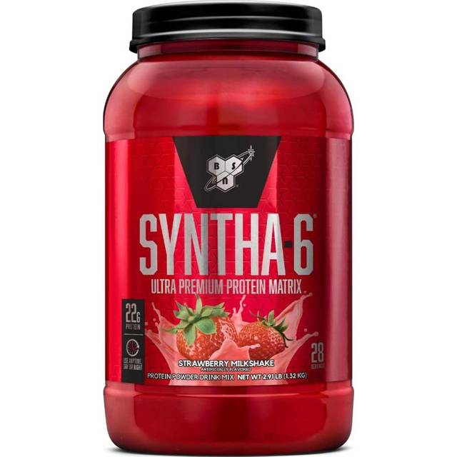 BSN SYNTHA-6 Premium Protein Powder, 2.91 lb. (Strawberry Milkshake)
