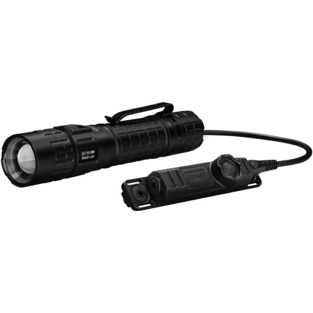 Coast 3000-Lumen USB-C Rechargeable Tactical Flashlight w/ M-LOK Remote Switch