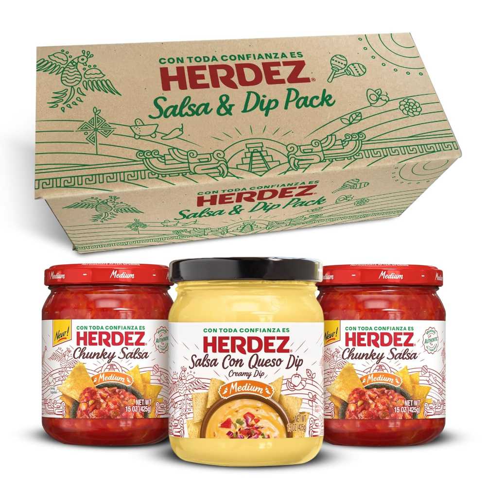 3-Pack Herdez Salsa & Dip Pack, 15 oz. Each