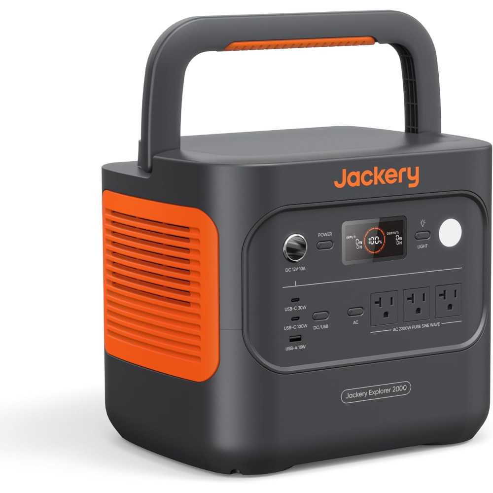 Jackery Explorer v2 2200W/2042Wh LiFePO4 Power Station