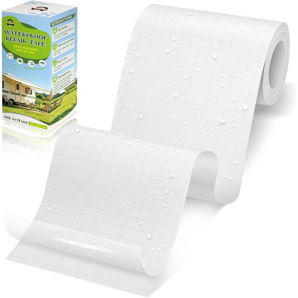 OAZ 4"x 79" Clear Waterproof Tent Repair Tape