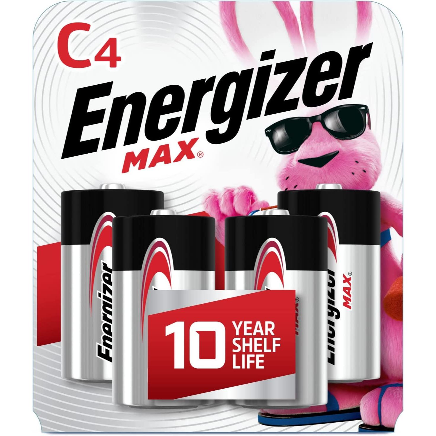 4-Pack Energizer MAX C Batteries