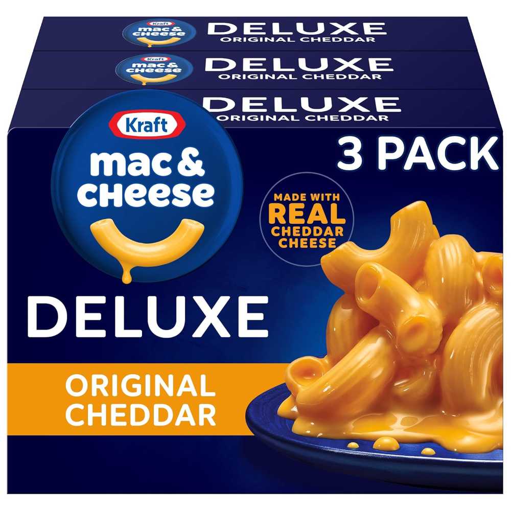 3-Pack Kraft Deluxe Mac & Cheese Dinner, 14 oz.