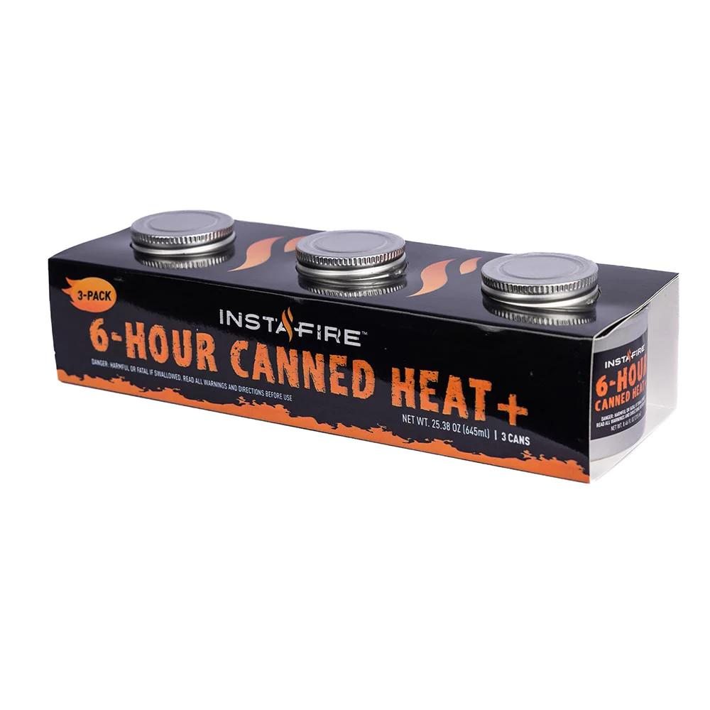 Today Only: 3-Pack 6-Hour Canned Heat & Cooking Fuel