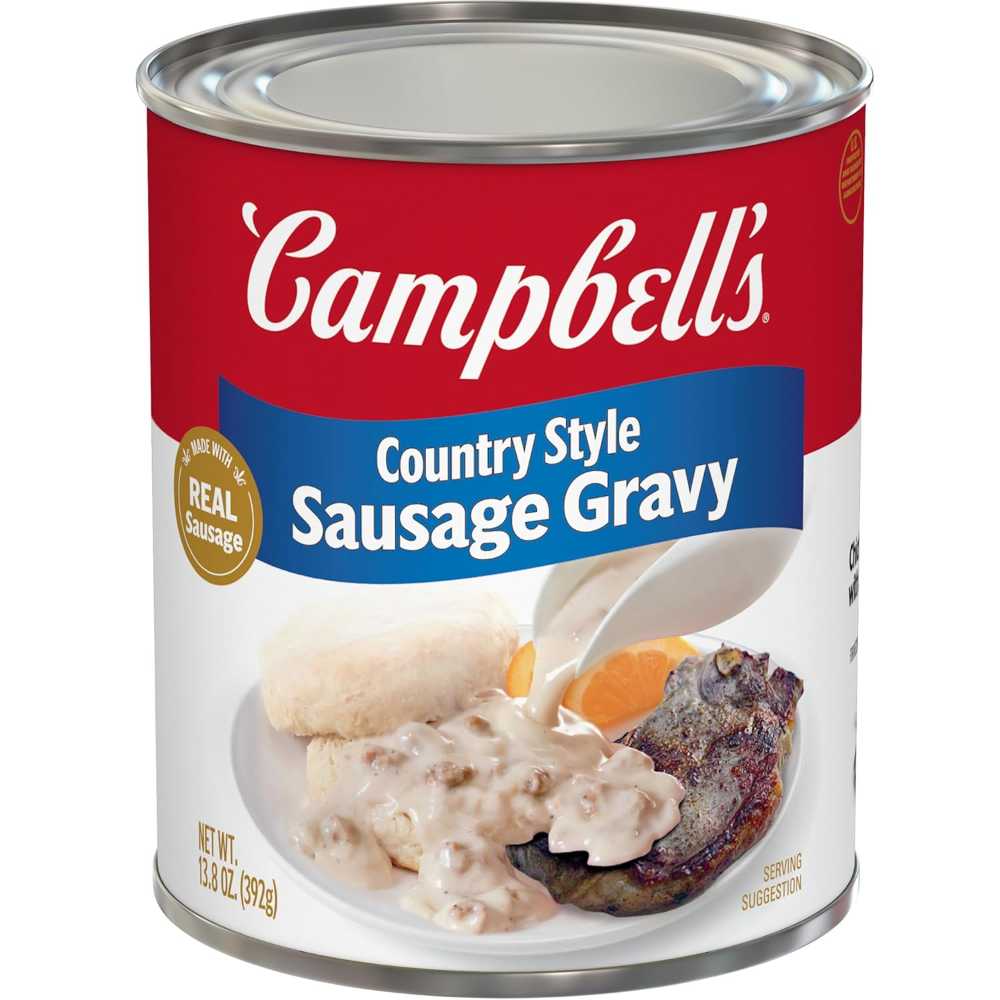 10-Pack Campbell's Country Style Sausage Gravy, 13.8 oz. ($0.89/Can)