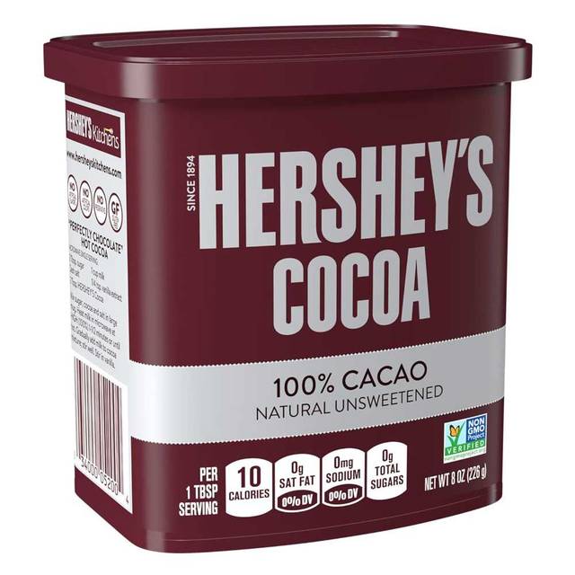 Hershey's Natural Unsweetened Cocoa Powder, 8 oz.