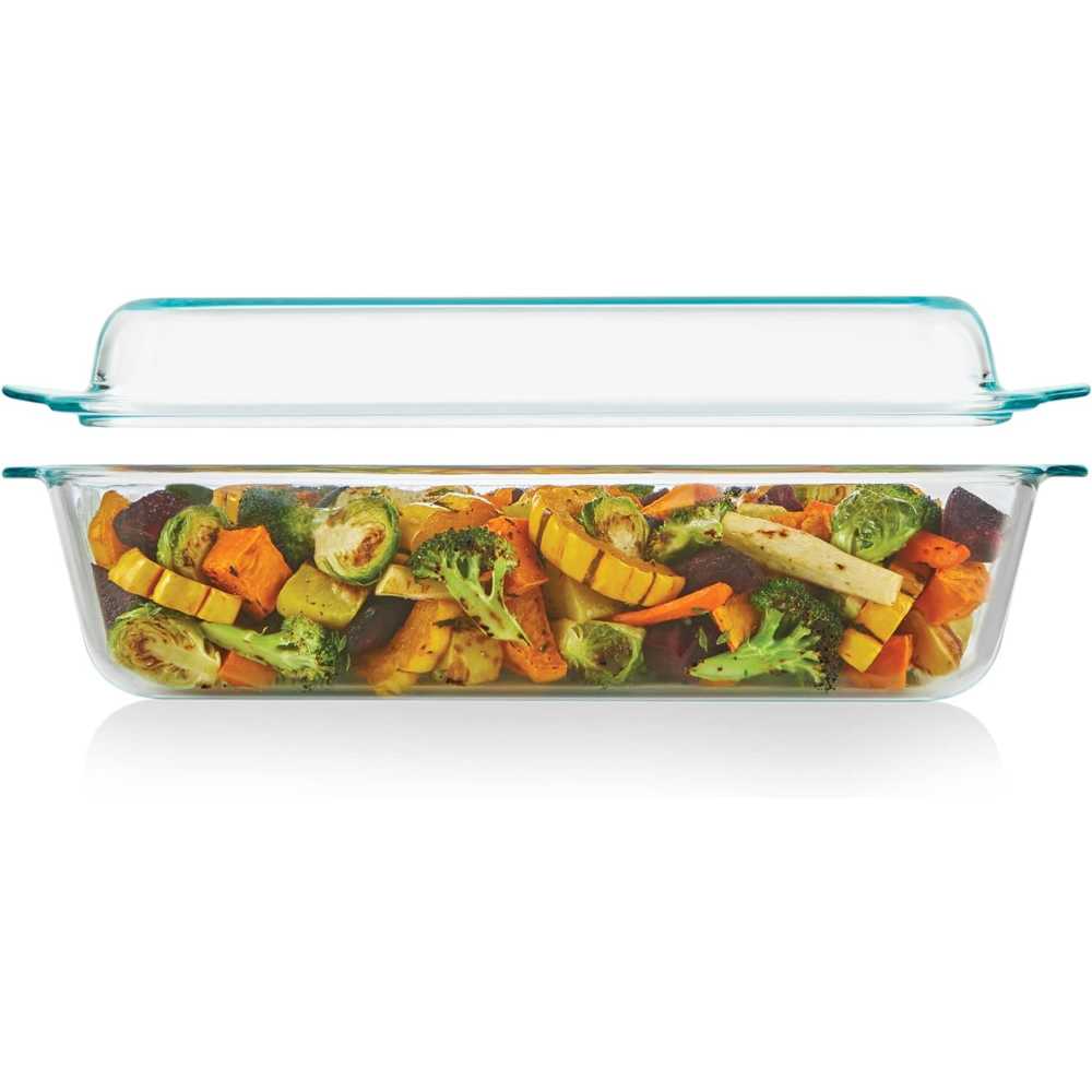 Pyrex Deep 5.2 qt. 2-in-1 Glass Baking Dish w/ Glass Lid