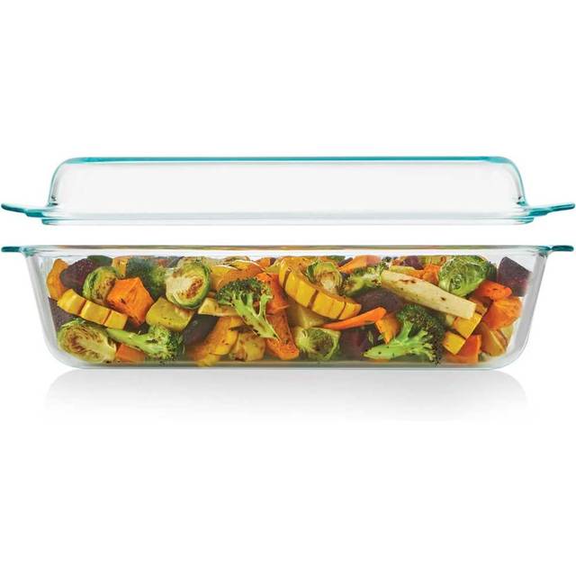 Pyrex Deep 5.2 qt. 2-in-1 Glass Baking Dish w/ Glass Lid